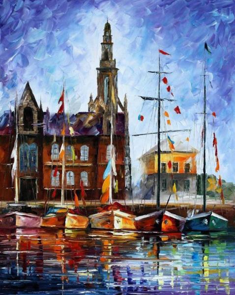 Antwerp   Belgium by Leonid Afremov