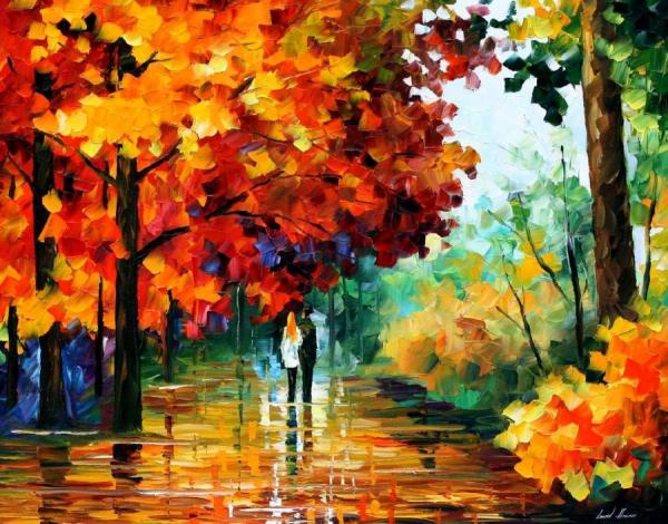 Autumn Date by Leonid Afremov