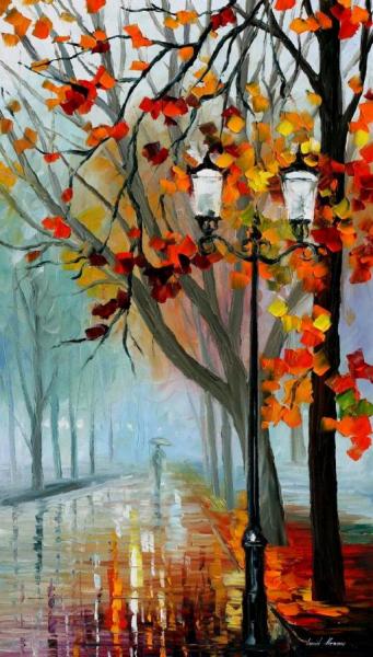 Autumn Fog by Leonid Afremov
