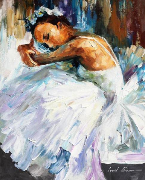 Ballerina 2 by Leonid Afremov