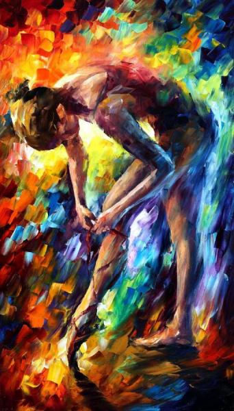 Ballerina 3 by Leonid Afremov