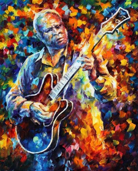 Bb King by Leonid Afremov