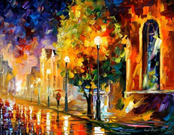 Before Sunrise by Leonid Afremov Oil Painting Reproductions