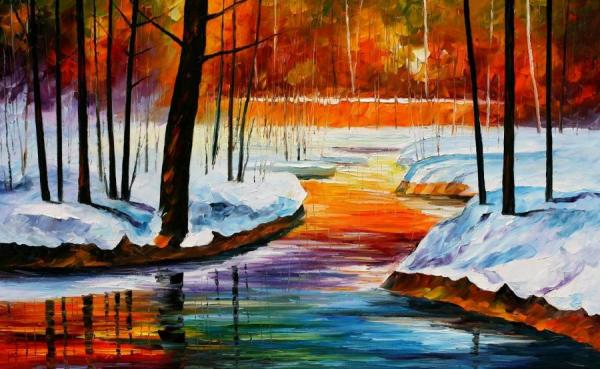 Begining Of Spring by Leonid Afremov