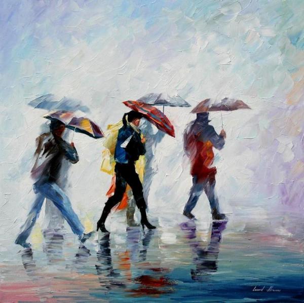 Behind The Fog by Leonid Afremov