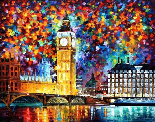 Big Ben by Leonid Afremov