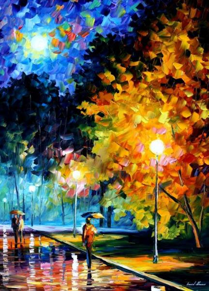 Blue Moon by Leonid Afremov Oil Painting Reproductions