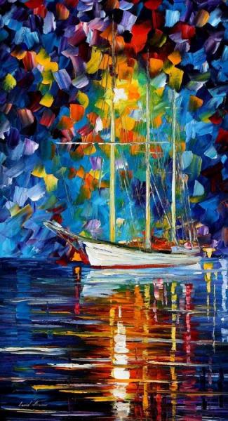 Blue Sky by Leonid Afremov