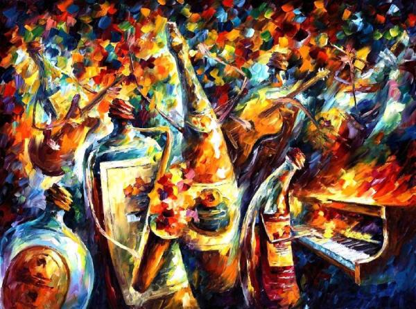 Bottle Band by Leonid Afremov
