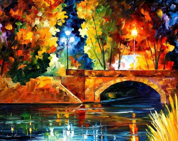 Bridge Over The Life by Leonid Afremov