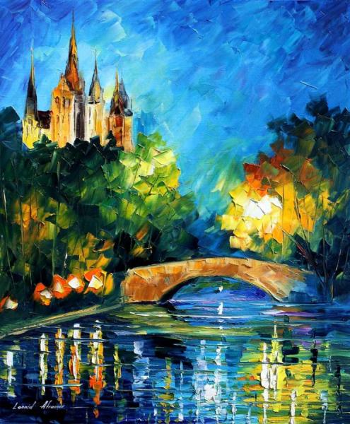 Bridge Over Time by Leonid Afremov