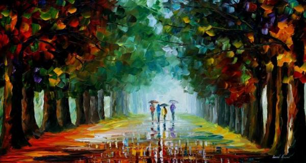 Bright Rain by Leonid Afremov