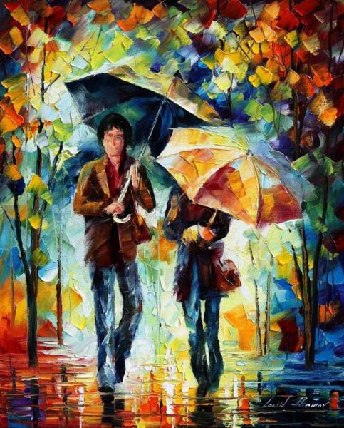 By The Park by Leonid Afremov