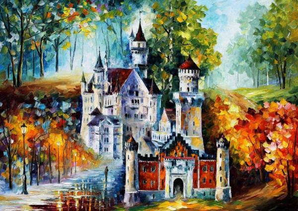 Castle by Leonid Afremov