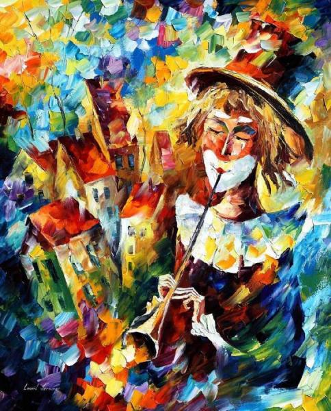 City Clown by Leonid Afremov