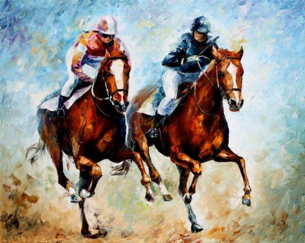 Close Race by Leonid Afremov