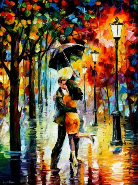 Dance Under The Rain by Leonid Afremov