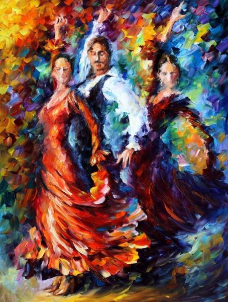 Dancers by Leonid Afremov