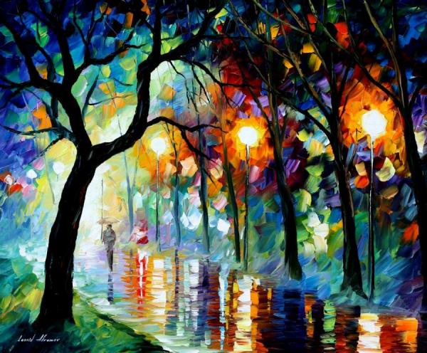 Dark Night by Leonid Afremov