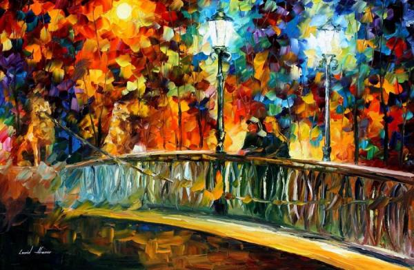 Date On The Bridge by Leonid Afremov