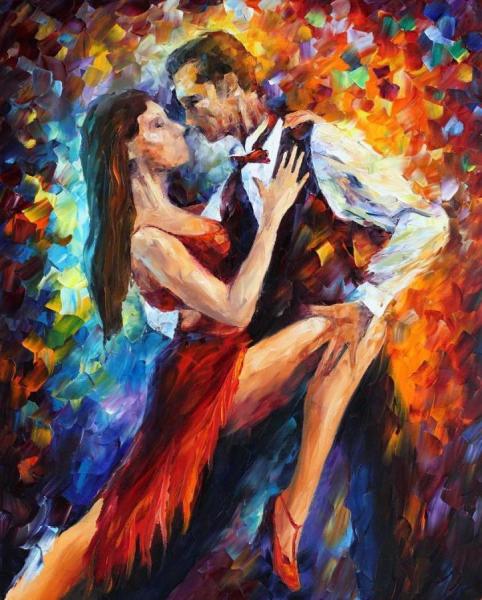 Delightful Tango by Leonid Afremov