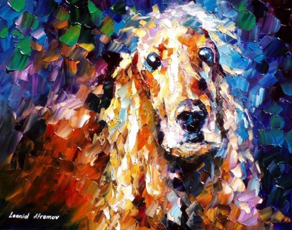 Dog 5 by Leonid Afremov