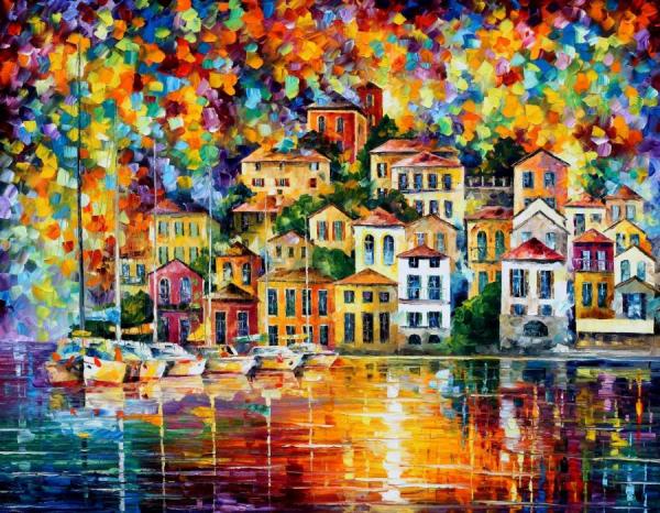 Dream Harbor by Leonid Afremov