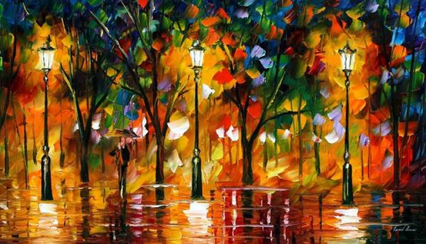 Expectation Of Love by Leonid Afremov Oil Painting Reproductions