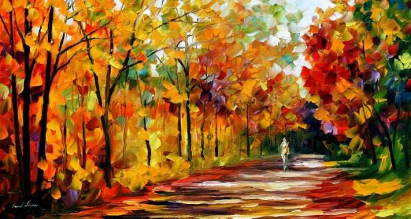 Fall Noon by Leonid Afremov