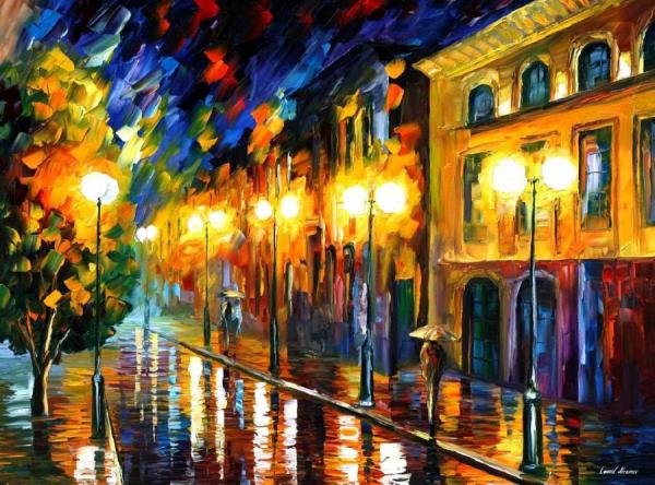 Fascination Of The Night by Leonid Afremov