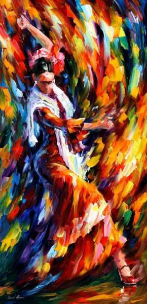 Flamenco Dancer by Leonid Afremov