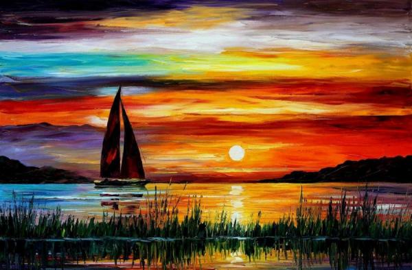Florida Lake Okeechobee by Leonid Afremov