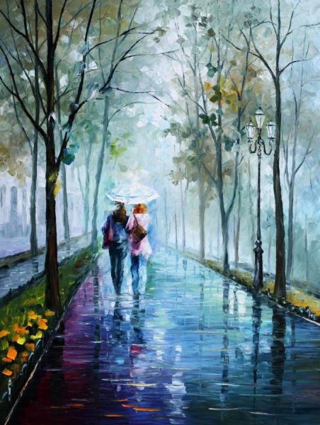 Foggy Day by Leonid Afremov