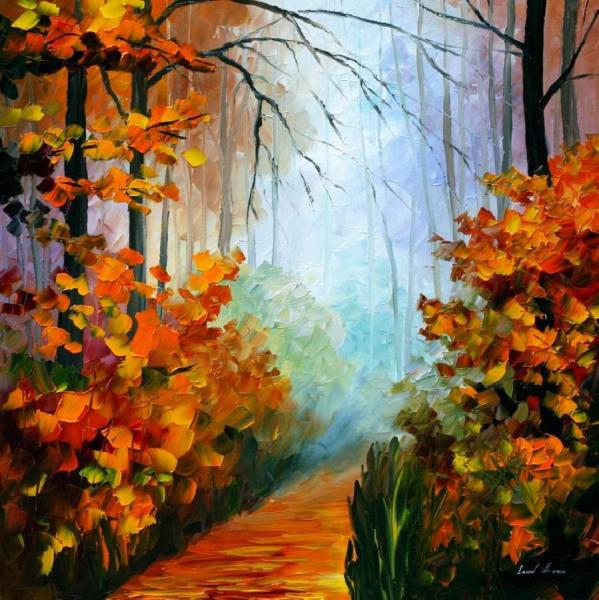 Foggy Morning by Leonid Afremov