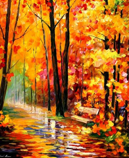Gold Impression by Leonid Afremov