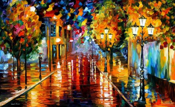 Improvisation Of Lights by Leonid Afremov