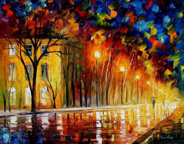 Inner Warmth by Leonid Afremov Oil Painting Reproductions