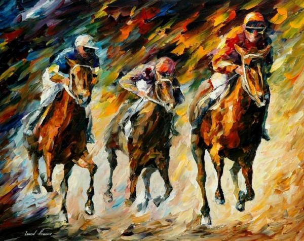 Instant Of Success by Leonid Afremov