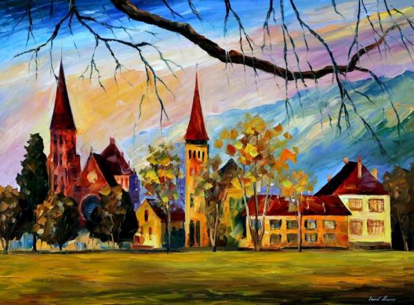 Interlaken, Switzerland by Leonid Afremov