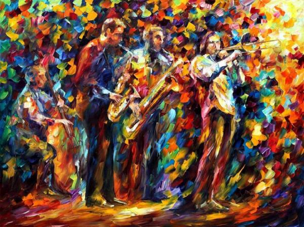 Jazz Band by Leonid Afremov