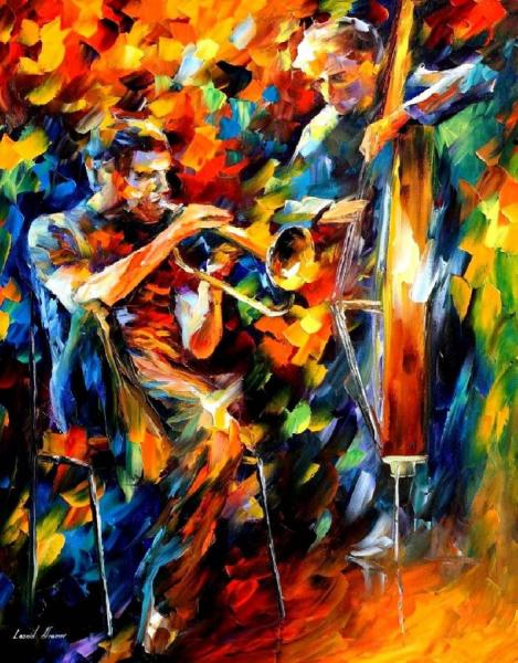 Jazz Duo by Leonid Afremov