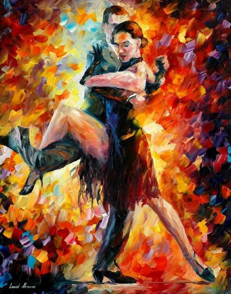 Joyful Tango by Leonid Afremov