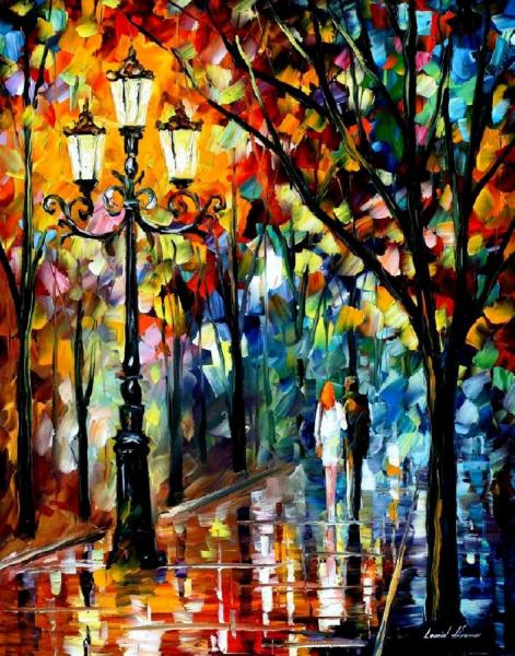 Kaleidoscope Of Love by Leonid Afremov Oil Painting Reproductions