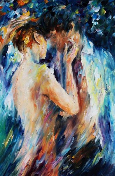 Kiss Of Passsion Ii by Leonid Afremov