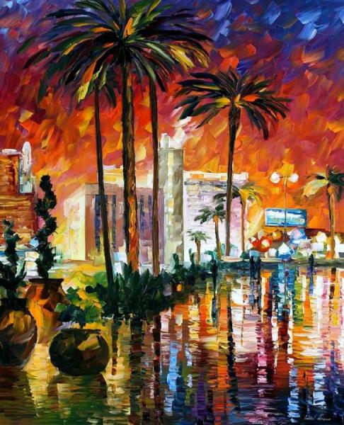Las Vegas by Leonid Afremov