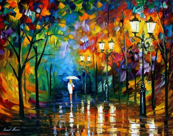 Late Stroll by Leonid Afremov