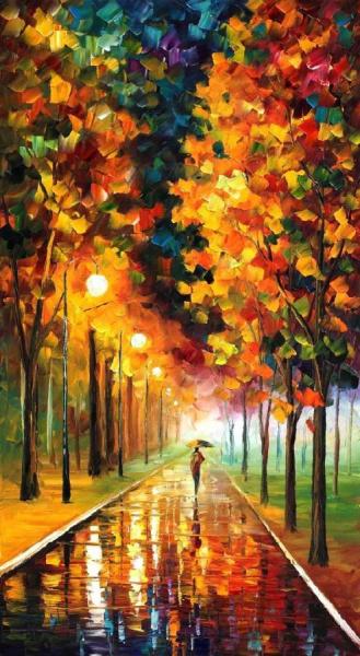 Light Of Autumn by Leonid Afremov