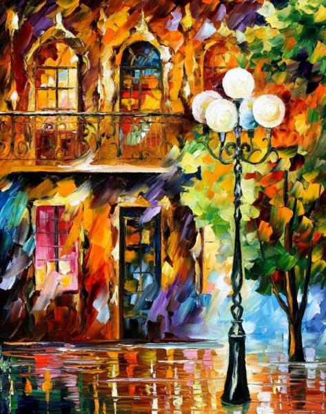 Light Of Love,palette by Leonid Afremov