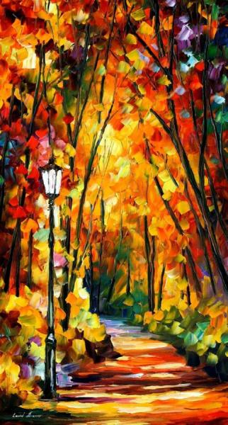 Light Of The Forest by Leonid Afremov