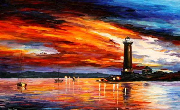 Lighthouse by Leonid Afremov